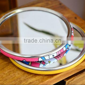 round cosmetic new design salable tin mirror