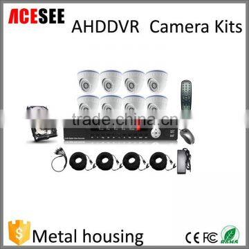 ACESEE CCTV AHD Camera kits System 1.3MP 8ch HD AHD DVR Kit