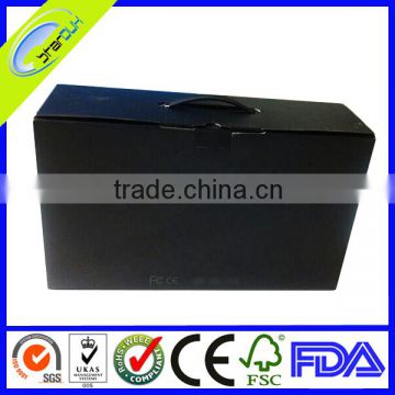 Black Corrugated Shipping Boxes With Custom Logo Printing