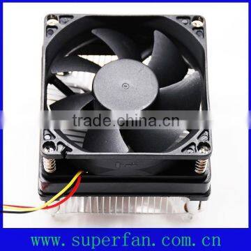 CPU cooler for computer processors 80x80x15mm DC fan with heatsink