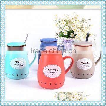 Direct factory small MOQ custom logo ceramic milk mug