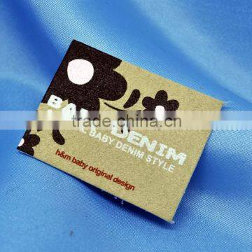 personal brand logo artificial leather label