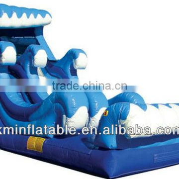 coral wave bay splash inflatable water slide