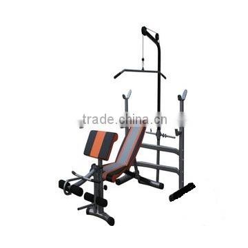 Power Bench with Lat Tower