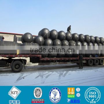 Rubber floating pneumatic boat fender without tyre net