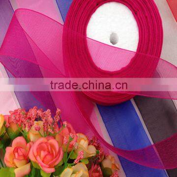 Eco Friendly China Fashion Colorful Sheer Organza Ribbon Wholesales photo-6