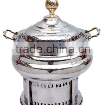 deluxe stainless steel chafing dish with porcelain food pan/food warmer chaffing dish