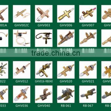 Custom Made High Quality Factory Wholesale Aluminum Lpg Gas Valve With Piezo Ignition