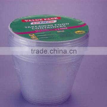 500ML ROUND TAKEAWAY FOOD CONTAINERS photo-2
