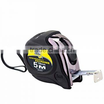 Wholesale ABS plastic case steel measuring tape with UV chromed finish,size 3m 5m 7.5m 10m measuring tape