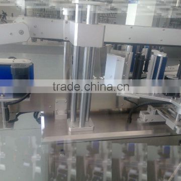 Automatic Dish Washing Liquid Bottle Labeling Machine for sticking two sides