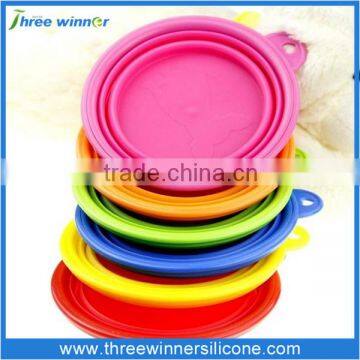 FDA heat resistant silicone pet bowl wholesale silicone dog bowl