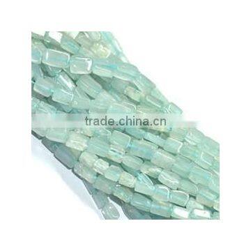 One Strand Blue Chalcedony Natural Gemstone Beads