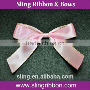 Handmade Pink Ribbon Flowers