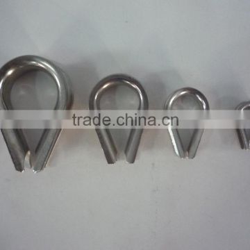 High quality Polished Stainless Steel electrical Wire Rope Thimble