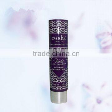 silk-screen printing plastic tube for cosmetic usage with flip top cap