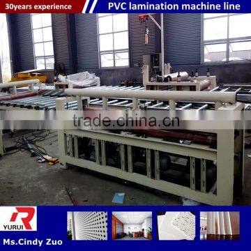 PVC Film Laminating Machine/pvc Laminated Gypsum Ceiling Board Making Machine