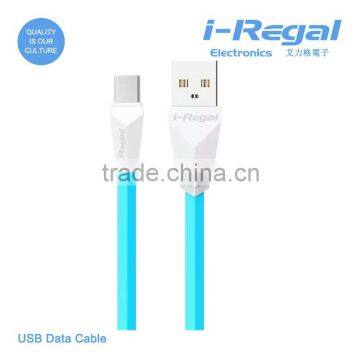 new arrival colorful flat noodle usb date cable