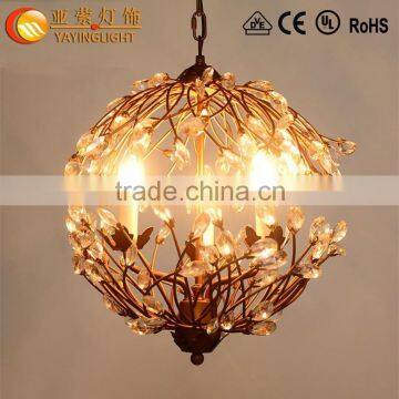 modern crystal bedroom chandelier,Fancy stainless steel flower ball bedroom crystal chandelier