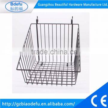 Iron Wire Fruit Basket Chrome Finish