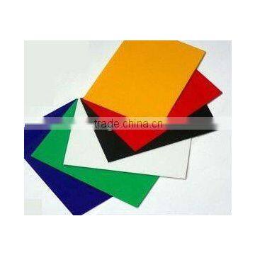 white colour card PVC rigid plastic sheets