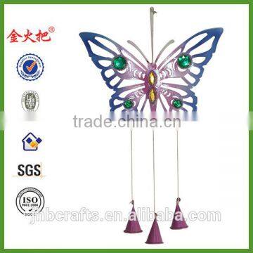 Garden decoration handmade iron Butterfly wind chime