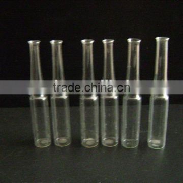 Indian standard, YBB and GMP and ISO standard USP type1 OPC with blue point type C 3ml clear glass ampoule