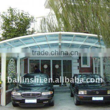 Polycarbonate solid roofing sheet for carport