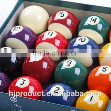 52.5mm Profession quality Resin Crystal Pool ball/ Professional standar pool ball/ Factory promotion