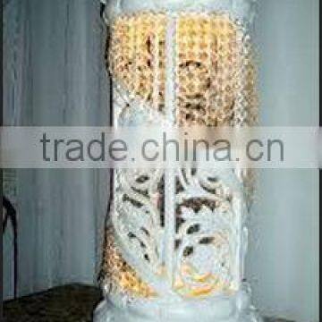 GM21 high quality crystal podium pillar for wedding and party decoration