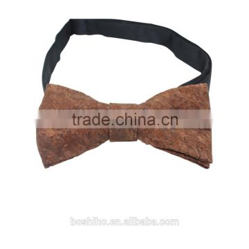 Custom design wholesale wooden cork bow tie