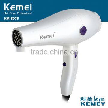 2015 hot sale kemei km 8078 1700w salon Professional hair dryer