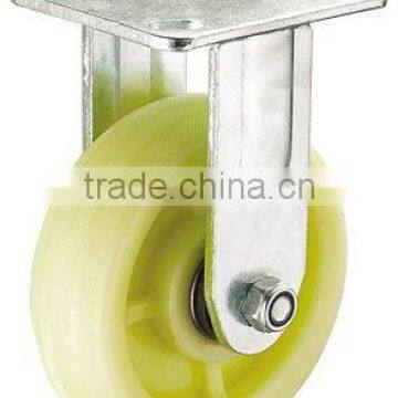 4-8 Inch Double Bearing Fixed PP Caster Wheel With Pattern