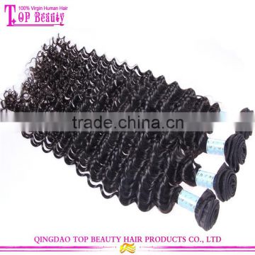 Wholesale High Quality Grade 7a peruvian deep curly wavy hair 100% virgin peruvian curly hair