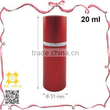 5ml Elegant Silver Screen Printing Aluminum Purse Atomizer