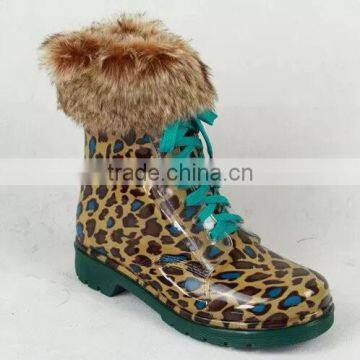 PVC Injection boots warm lining snow boots