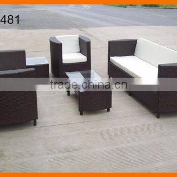 Meeting Room 4Pcs Cube Sofa Set Simple Design Rattan