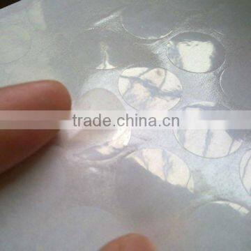 Professional factory packaging transparent BOPP labels for glass self-adhesive label stickers