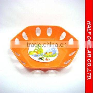 Hexagonal Plastic Basket for Kitchen