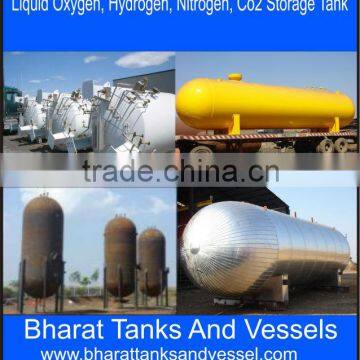 Liquid Oxygen, Hydrogen, Nitrogen, Co2 Storage Tank