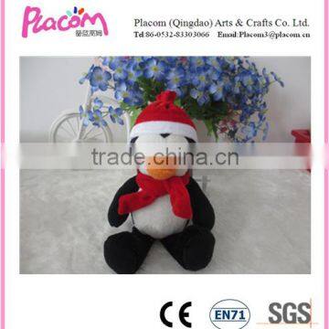 New Design Cute Black Plush Penguin Toys for Xmas