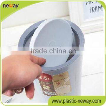 PP Bin Round Plastic Waste Bin photo-3