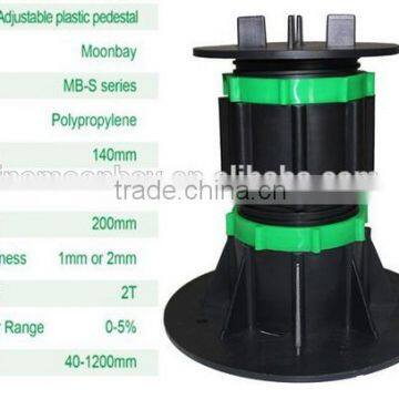 adjustable plastic pedestal for paving tiles