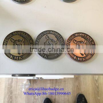 Metal Antique Gold Souvenir Coins/ Wholesale Cheap Custom Coin