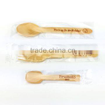 Factory High Quality Disposable Wooden Spoon Fork Knife photo-2