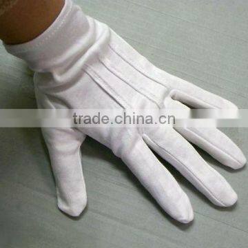 100%White parade uniform gloves/formal gloves