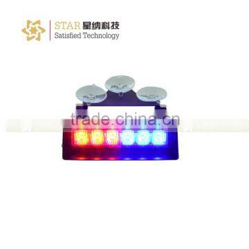 3W*6 LED auto emergency visor light