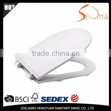 PURE high quality duroplast white easy release soft close toilet seat hinges