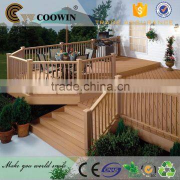 Qingdao hollow wood plastic working with composite decking