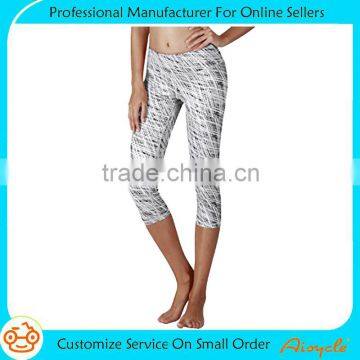 Women's Yoga Pants Sublimation Printed Yoga Legging With Hidden Pocket